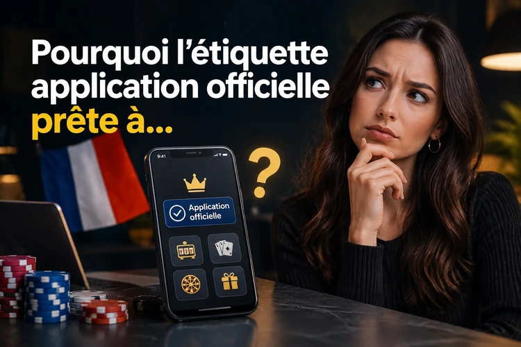 Pourquoi l’étiquette application officielle prête à confusion