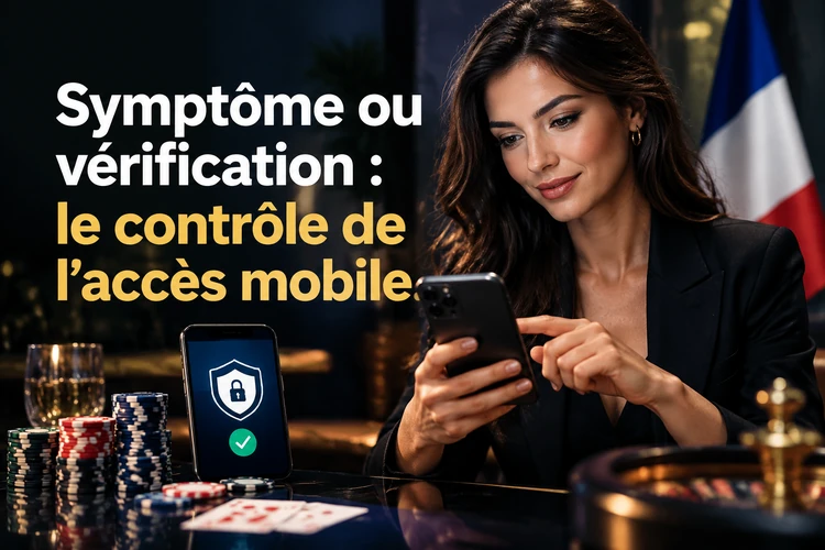 Symptôme ou vérification : le contrôle de l’accès mobile