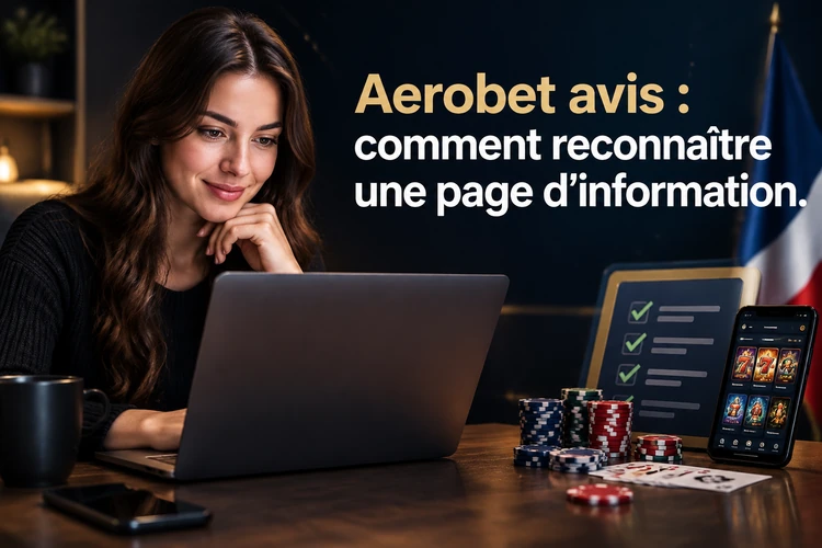 Aerobet avis : comment reconnaître une page d’information