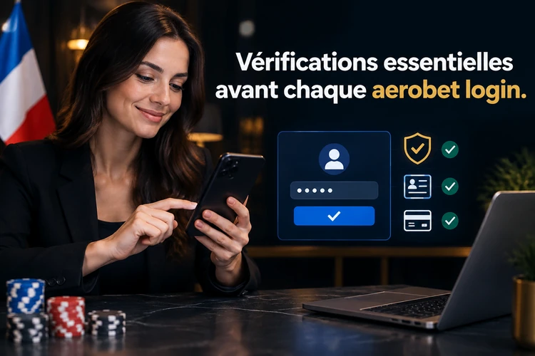 Vérifications essentielles avant chaque aerobet login